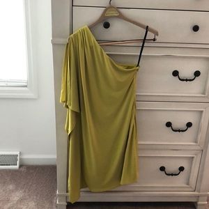 Calvin Klein one sleeve dress